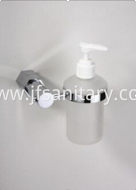 Bathroom Glass Liquid Soap Holder Wall Mounted